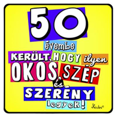 Szűletésnap Hűtőmágnes 50 NH102