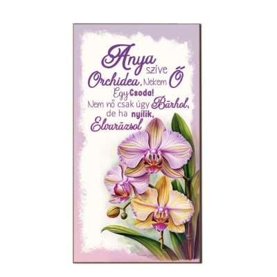 Anyak Napi Ajandek Anyaknak Fa Dekor Hutomagnes Hfd115 Anya Szive Orchidea Orchideas Ajandek