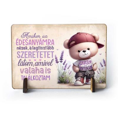 Anyak Napi Ajandek Anyaknak Fatabla Tft111 Amikor Az Edesanyamra Nezek