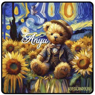 Anyak Napi Ajandek Anyaknak Negyzet Hutomagnes Nh269 Anya Van Gogh