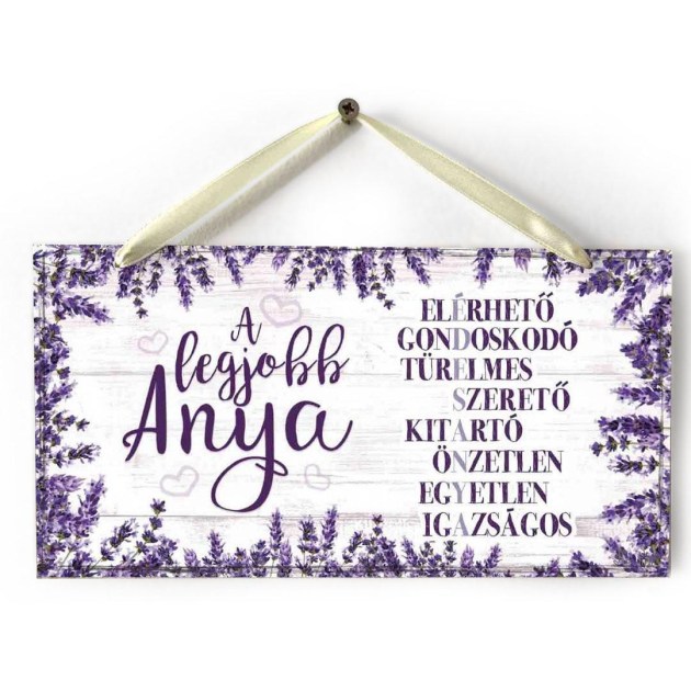 Anyak Napi Ajandek Dekor Tabla Tb026 A Legjobb Anya Edesanya