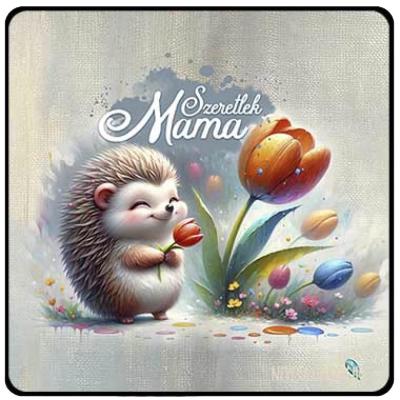 Anyak Napi Ajandek Nagymamanaknegyzet Hutomagnes Nh272 Szeretlek Mama Sunu Tulip
