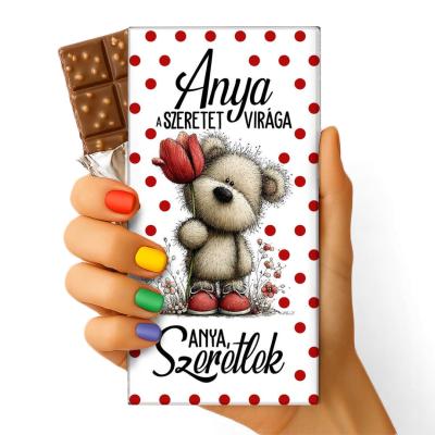 Anyak Napi Feliratos Csokolade Csoki Anyak Napi Csoki 197 Anya A Szeretet Viraga