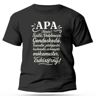 Apak Napi Ajandek Apaknak Apa Fonev Polo Vicces Polo Nevesajandek Px330 Sotetszurke