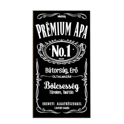 Apak Napi Ajandek Apaknak Fa Dekor Tabla Hutomagnes Hfd105 Premium Apa