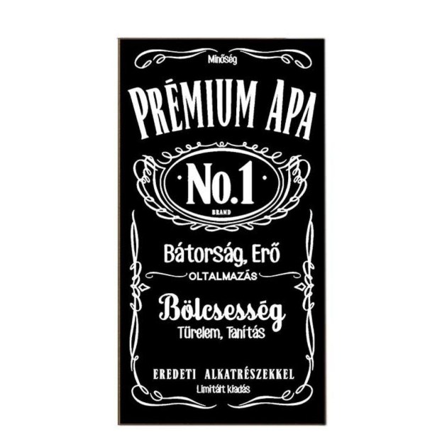 Apak Napi Ajandek Apaknak Fa Dekor Tabla Hutomagnes Hfd105 Premium Apa