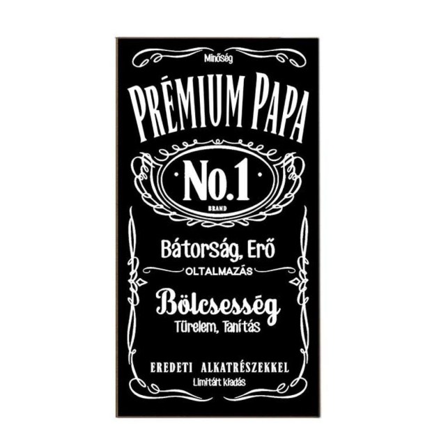 Apak Napi Ajandek Apaknak Fa Dekor Tabla Hutomagnes Hfd106 Premium Papa