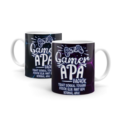 Apak Napi Ajandek Apaknak Gamer Apa Vagyok Bogre B1351