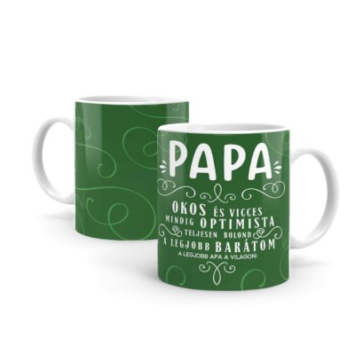 Apak Napi Ajandek Papaknak Ajandek B1113 Papa Okos Bogre