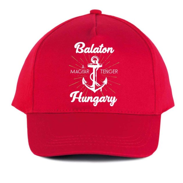Balaton Sapka Balatonos Baseballsapka A Magyar Tenger Bs268 Piros