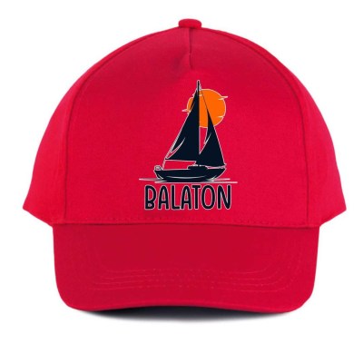 Balaton Sapka Balatonos Baseballsapka Balaton Vitorlas Bs272 Piros