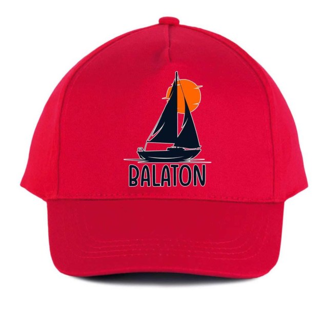 Balaton Sapka Balatonos Baseballsapka Balaton Vitorlas Bs272 Piros