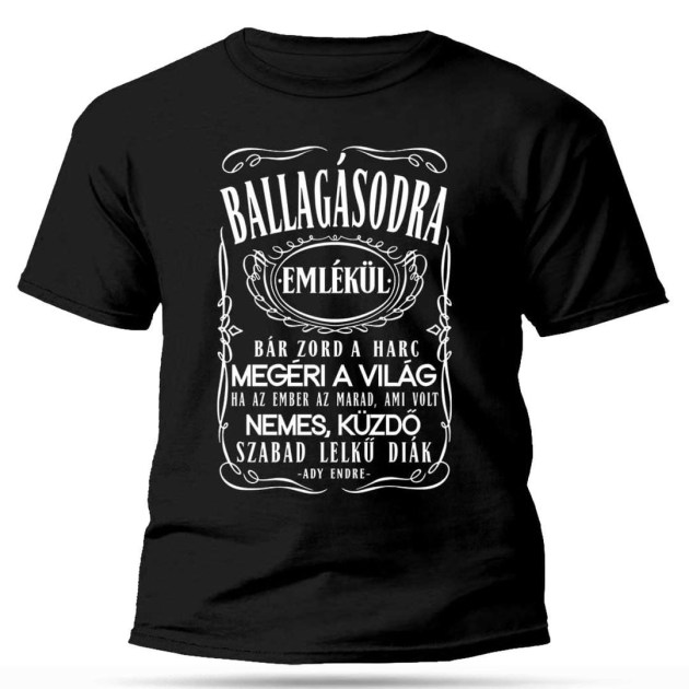 Ballagasi Polo Ballagasi Ajandek Ballagasra Ballagasodra Emlekul Px314 Fekete