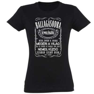 Ballagasi Polo Ballagasi Ajandek Ballagasra Ballagasodra Emlekul Px315 Fekete