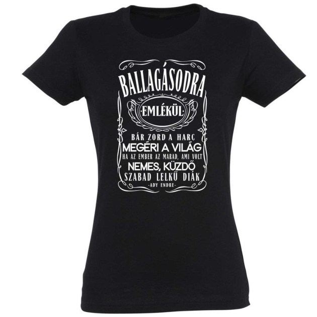 Ballagasi Polo Ballagasi Ajandek Ballagasra Ballagasodra Emlekul Px315 Fekete