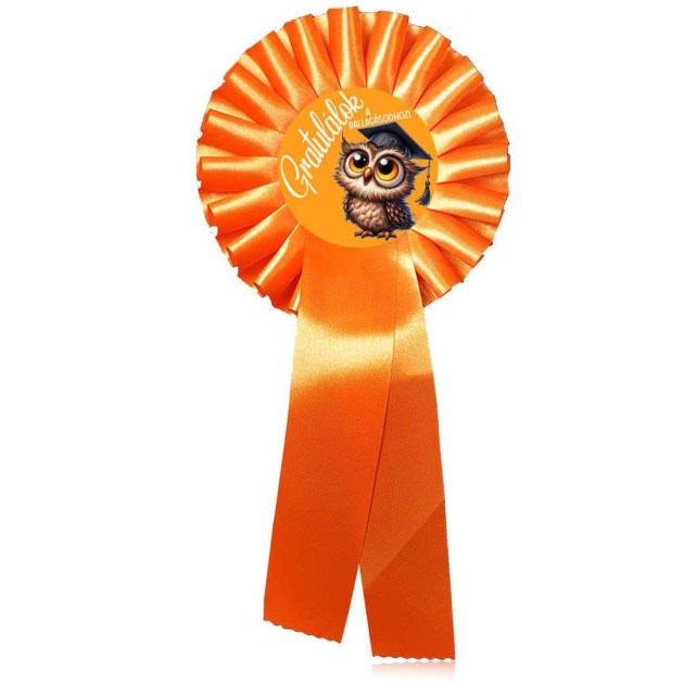 Ballagasi Szalag Dijszalag Ballagasi Kituzo Ballagasra Gratulalok A Ballagasodhoz D095 Narancs(1)