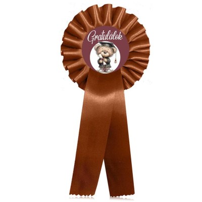 Ballagasi Szalag Dijszalag Ballagasi Kituzo Ballagasra Gratulalok D094 Barna(1)