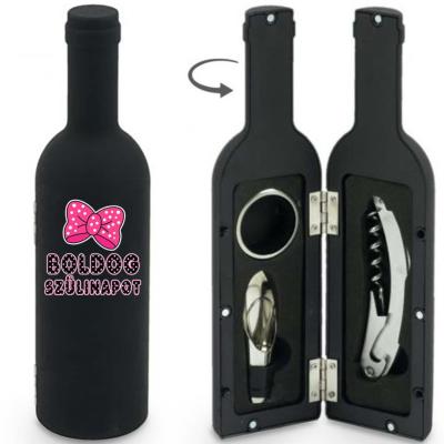 Bny010 Bornyito Szett 3 Darabos Boldog Szülinapot Masnis Fekete Felirats Ajandek Szulinapra