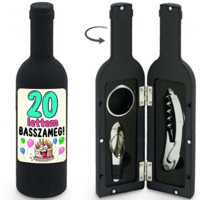 Bny179 Bornyito Szett 3 Darabos 20 Lettem Basszameg Ajandek 20. Szulinpara