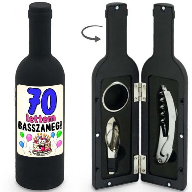 Bny184 Bornyito Szett 3 Darabos 70 Lettem Basszameg Ajandek 70. Szulinpara