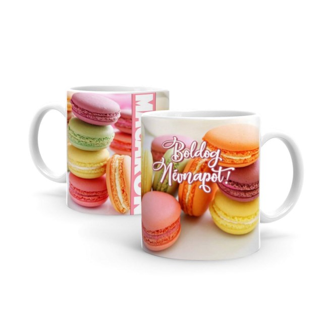 Bogre B853 Nevnapi Ajandek Otletek Boldog Nevnapot Macaronos Bogre