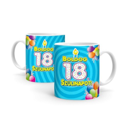 Bogre B894 18 Szulinapi Ajandek Boldog 18 Szulinapot