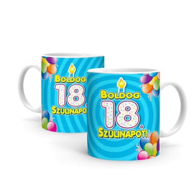 Bogre B894 18 Szulinapi Ajandek Boldog 18 Szulinapot