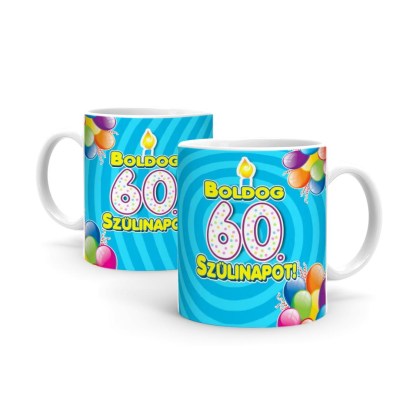 Bogre B899 60 Szulinapi Ajandek Boldog 60 Szulinapot