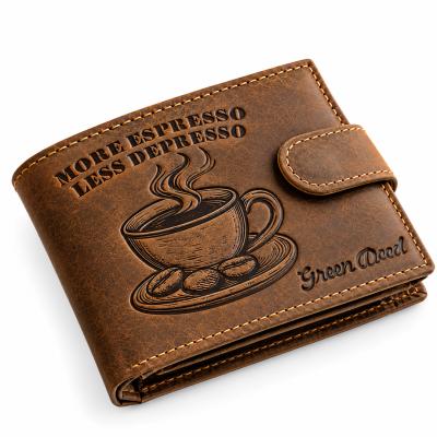 Bor Penztarca Kavescsesze Mintaval Greendeed Coff1021 T Barna 6866356c90aa4