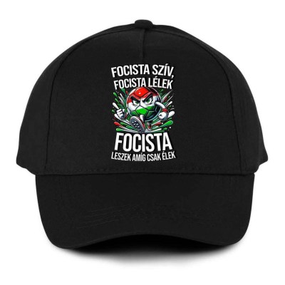 Bs277 Baseball Sapka Fekete Focista Sziv Szurkoloi Ajandek