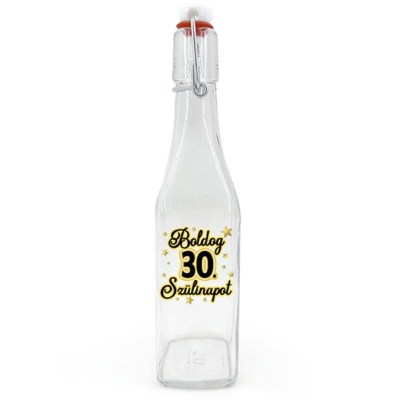 Csu004 Csatos Uveg 500ml Boldog 30. Szulinapot Ajandek 30. Szulinapra