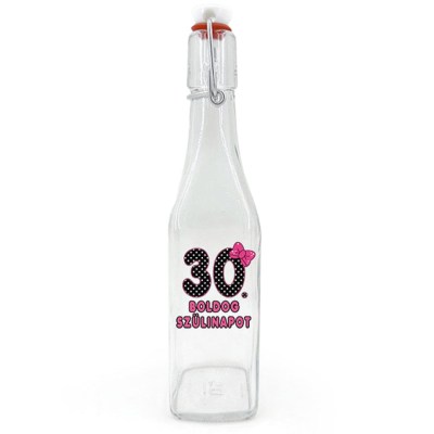 Csu013 Csatos Uveg 500ml Boldog 30. Szulinapot Masnis Ajandek 30. Szulinapra