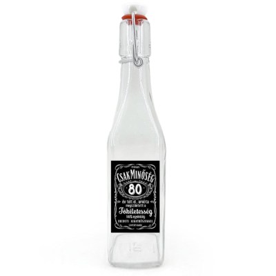 Csu067 Csatos Uveg 500ml Csak Minoseg 80 Ajandek 80. Szulinapra