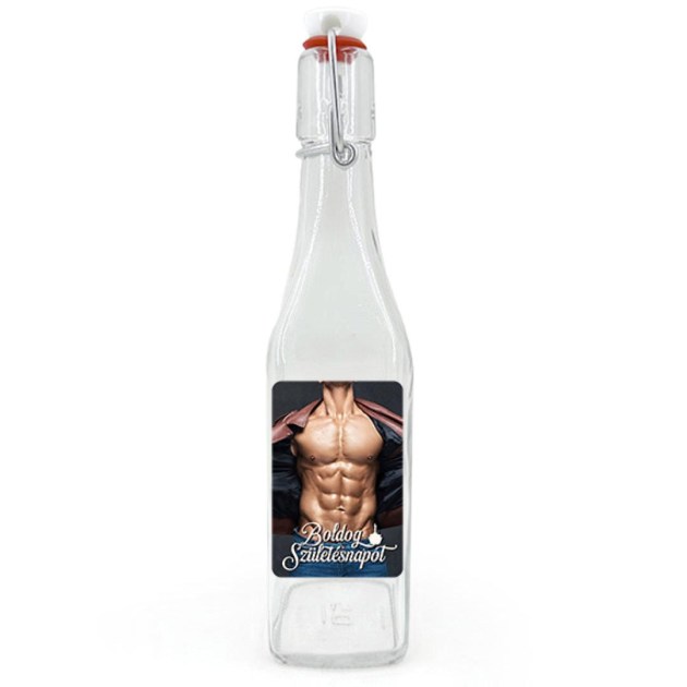 Csu126 Csatos Uveg 500ml Boldog Szulinapot Pasi Felirat Ajandek Noknek Szulinapra