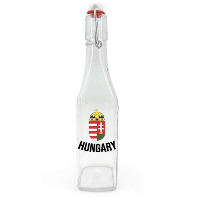 Csu154 Csatos Uveg 500ml Cimer Hungary Szurkoloi Ajandek Magyar Souvenir