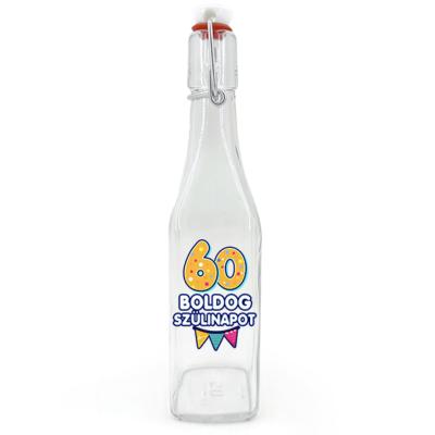 Csu172 Csatos Uveg 500ml 60 Boldog Szulinapot Ajandek 60. Szulinapra