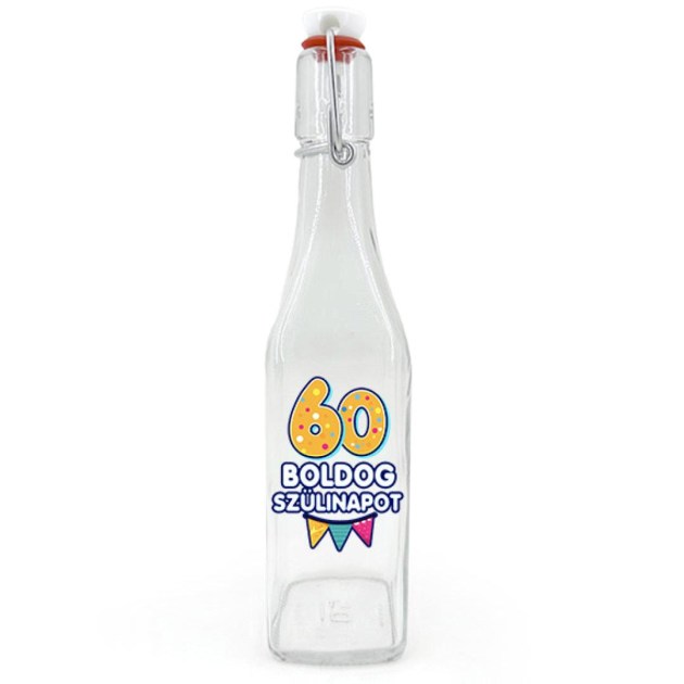 Csu172 Csatos Uveg 500ml 60 Boldog Szulinapot Ajandek 60. Szulinapra