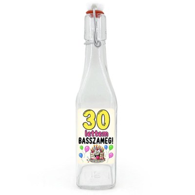 Csu180 Csatos Uveg 500ml 30 Lettem Ajandek 30 Szulinapra