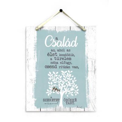 Dekor Falikep Ajandek Noknek Ferfiaknak A Csalad Az Ahol Az Elet Kezdodik Pt041