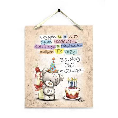 Dekor Falikep Dekoracio 30 Szulinapi Ajandek Pt004