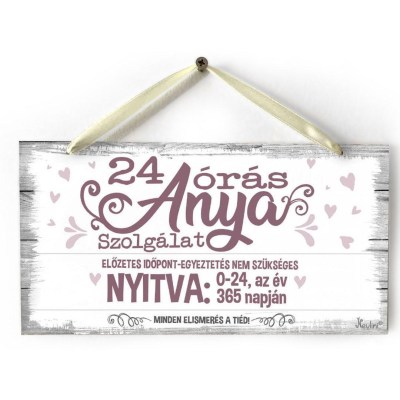 Dekor Tabla Tb001 Ajandek Anyaknak 24 Oras Anya Szolgalat