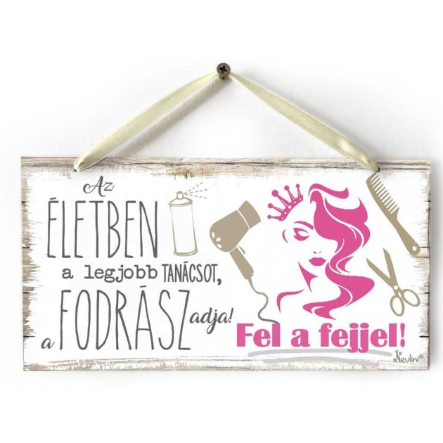 Dekor Tabla Tb024 Az Eletben Fodrasz