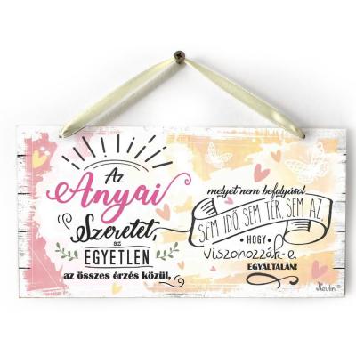 Dekor Tabla Tb025 Az Anyai Szeretet Az Egyetlen