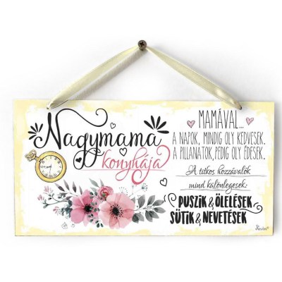 Dekor Tabla Tb028 Nagymama Konyhaja