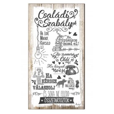 Fa Dekor Tabla Hutomagnes Hfd020 Dekoracios Ajandek Otletek