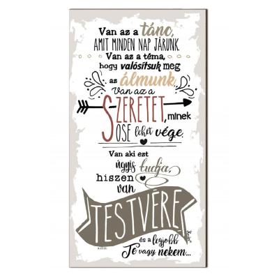 Fa Dekor Tabla Hutomagnes Hfd041 Tesos Ajandek Otletek Testvernek