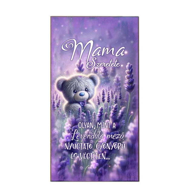 Fa Dekor Tabla Hutomagnes Hfd084 Mama Szeretete Olyan