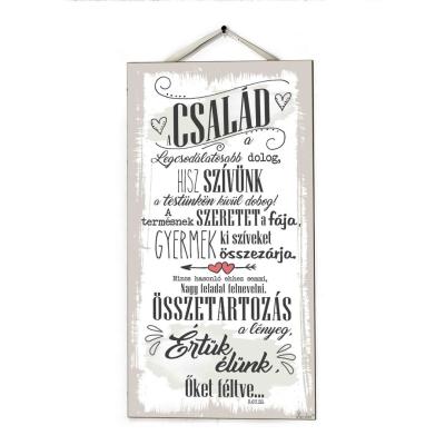 Fali Dekor Tabla Fd007 Ajandek Otletek Noknek Ferfiaknak Csalad