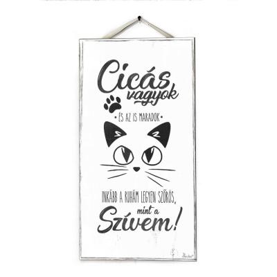 Fali Dekor Tabla Fd012 Cicas Ajandek Otletek