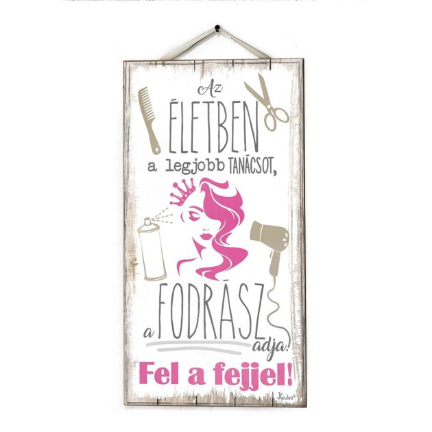 Fd027 Fali Dekor Tabla Fd027 Fodrasz Ajandek Otletek Noknek